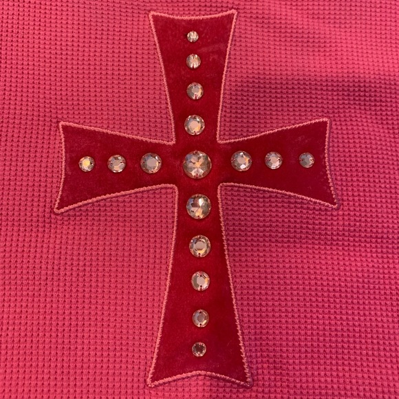 Quacker Factory waffle top embellished - Picture 2 of 3